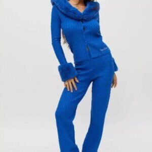 House of Sunny “Midnight Swirl” Peggy Cardigan and Pants/Sold as Set/Size 12 US